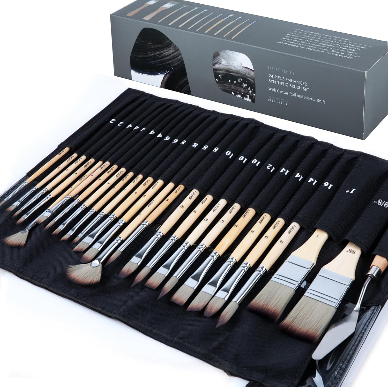 Hog Bristle Oil Painting Brush Set